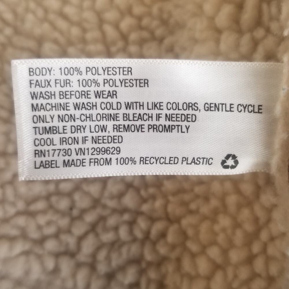 Art Class Girls Faux Suede Sherpa Moto Jacket - Picture 5 of 9